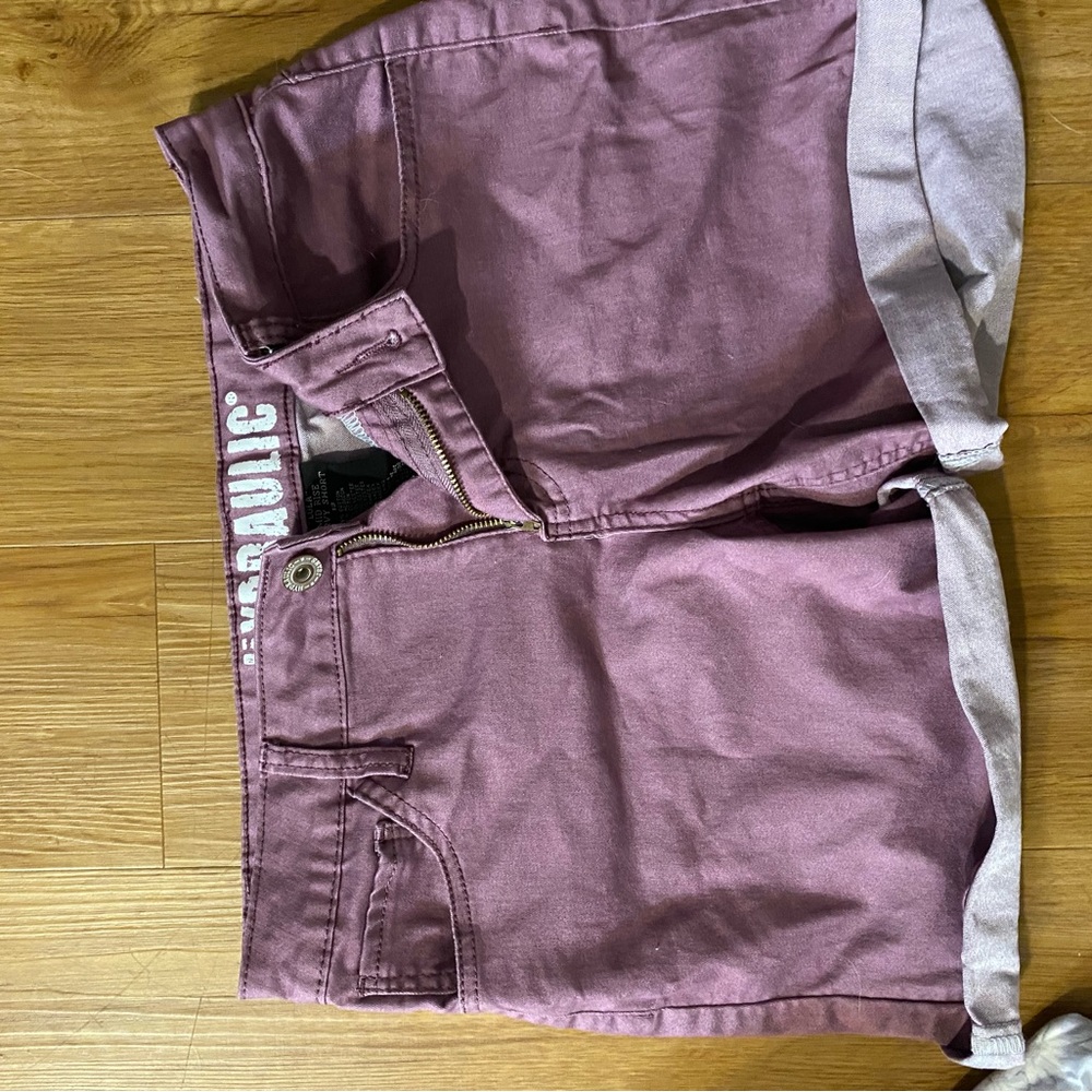 Purple shorts